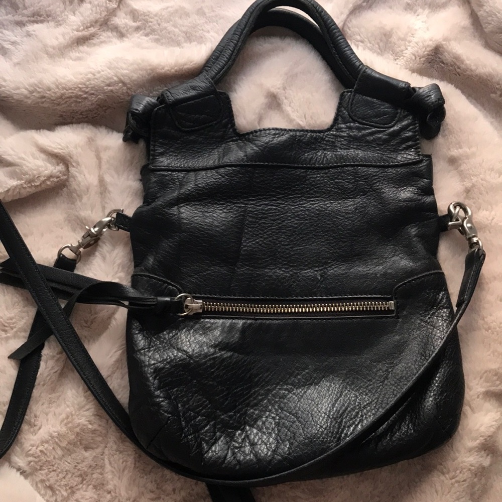 Foley + Corina Black small leather cross body bag